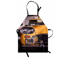 Antique Yellow Taxi Apron