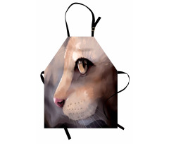 Portrait Kitty Cat Meow Apron