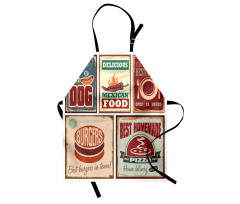 Retro Mexican Tin Sign Apron