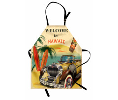 Car Palms Tribal Mask Apron