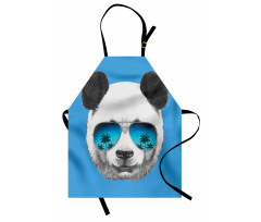 Single Cool Panda Face Apron