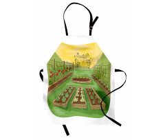 Garden of Fruits Vegetables Apron