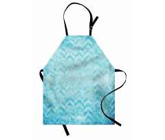 Geomeric Chevron Art Apron