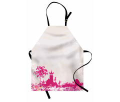 Pagoda in Vivid Colors Apron