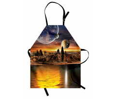 Planet Sci Fi Fantasy Art Apron