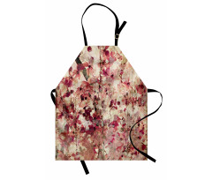 Cherry Blossoms Floral Apron