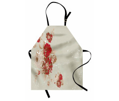 Rose Antique Flowers Apron