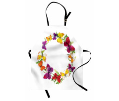 Butterfly with Herbs Apron
