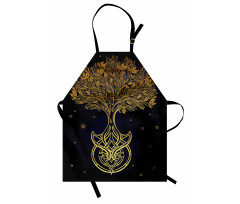 Night Stars Abstract Apron