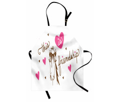 This is Friendship Horse Bird Apron