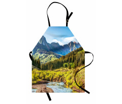 Mountain Forest River Apron