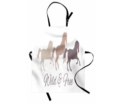 Wild and Free Animal Running Apron