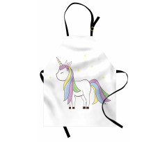 Horse Childish Doodle Apron