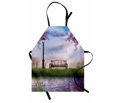 Bench Flowing River Moon Apron