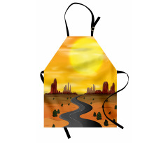 Wild West Scene Butta Apron