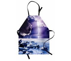 Mystic Dark Sky Scenery Apron