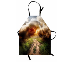 Big Rain Cloud Dazzling Apron