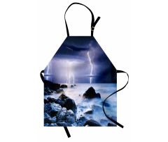 Stormy Weather in Summer Apron