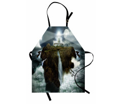 Rocks Stormy Sealife Apron