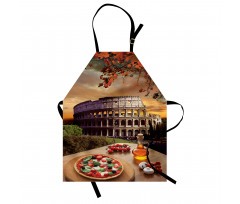 Colosseum Italy Pizza Autumn Apron