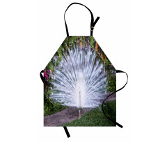 Tropical Garden Feather Apron