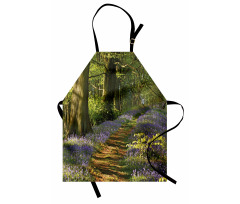 Path Between Bluebells Apron