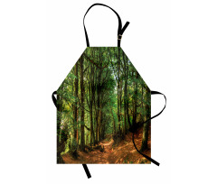 Woodland Pathway Scene Apron