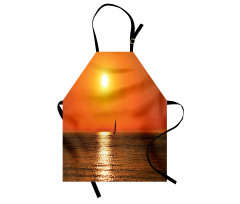 Sailboat Sea Sunrise Apron