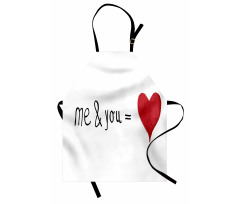 Words Affection Romance Apron