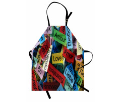 Words Composition Love Apron