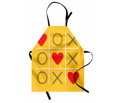 Romantic Xoxo Kiss Design Apron