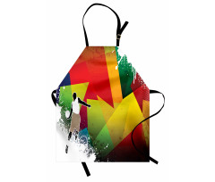 Basketball Modern Art Apron