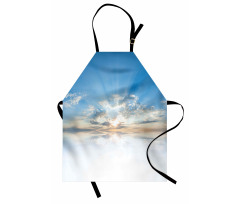 Blue Sky Freedom Clouds Apron