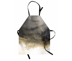 Cloudy Dark Sky Hurricane Apron