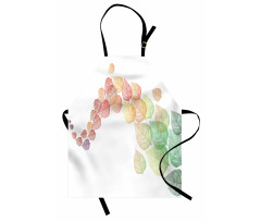 Flying Leaves Art Apron