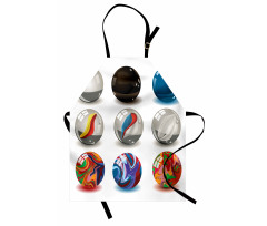 Marbles Bubble Artwork Apron