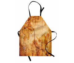 Treasure Map Compass Apron