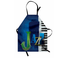 Jazz Music Keys Guitar Apron