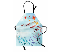 Flying Freedom Sky Art Apron