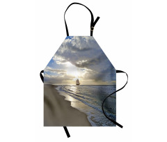 Sailing Shipt Sunset Apron