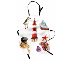 Lighthouse Seagull Apron