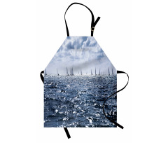 Sailing Boats Sunny Apron