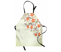 Ladybugs Flowers Spring Apron