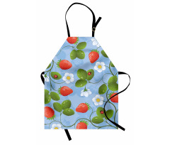 Strawberry Daisy Retro Apron