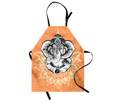 Pop Art Asian Elephant Apron