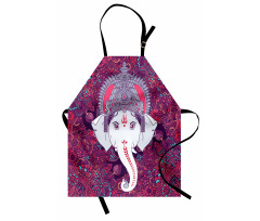 Elephant Mandala Art Apron