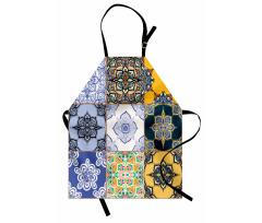 Boho Portugese Tiles Apron