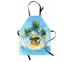 Bungalow with Palm Tree Apron