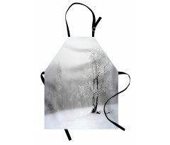 Winter Snowy Forest Cold Apron