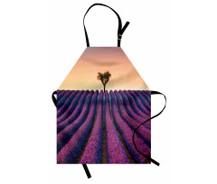 Lavender Flowers Field Apron